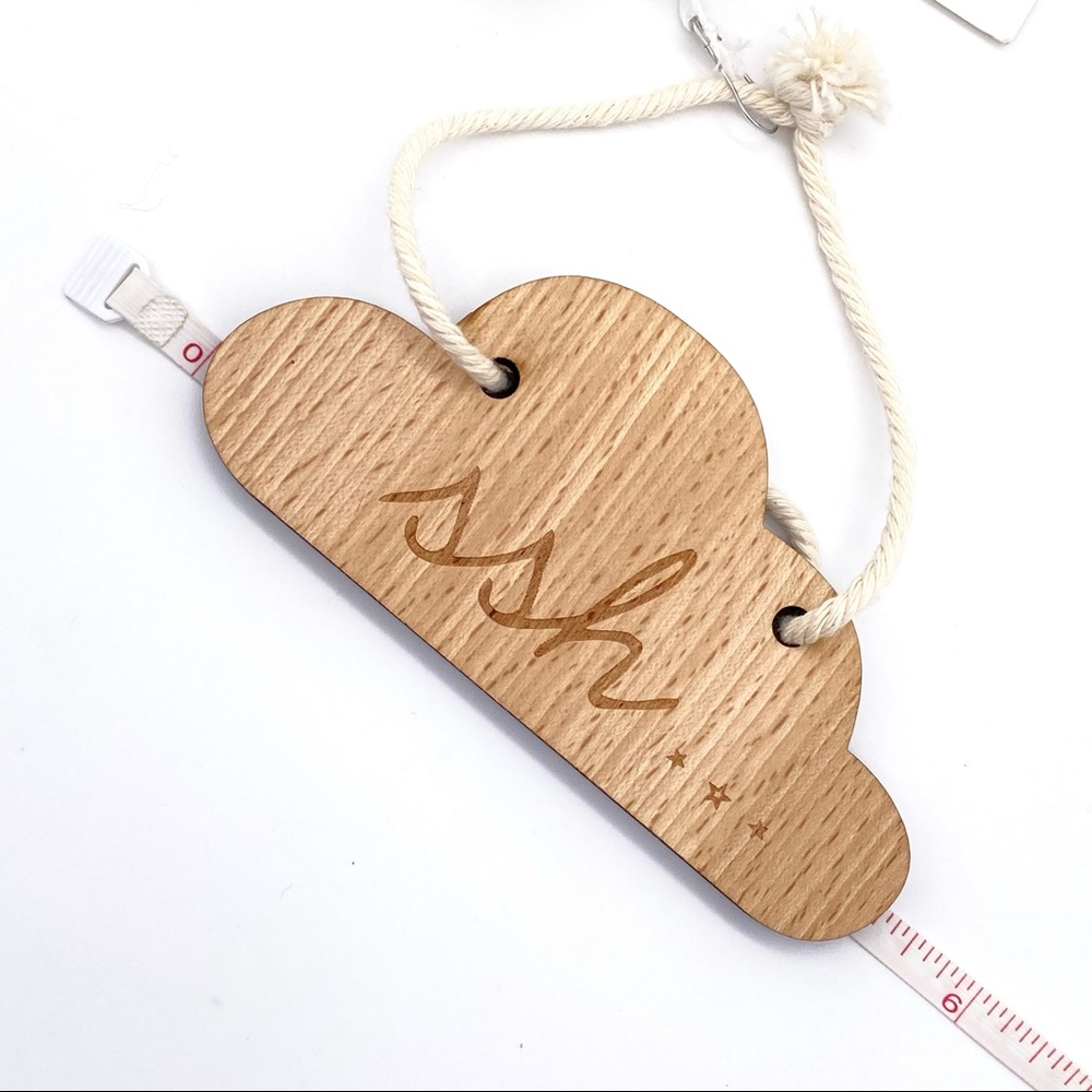 NWT Stephan Baby Beech Wood Shh Cloud Sleep Sign - Picture 4 of 10
